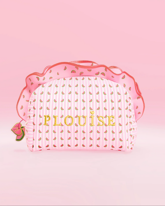 P. Louise Skincare Makeup Bag In Watermelon
