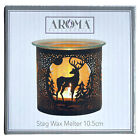 Stag Tea Light Oil Burner Glass Wax Melt