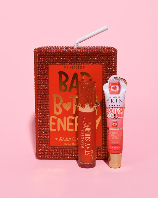 Crystal Bad Bitch Energy Lip Duo Saucy Cranberry