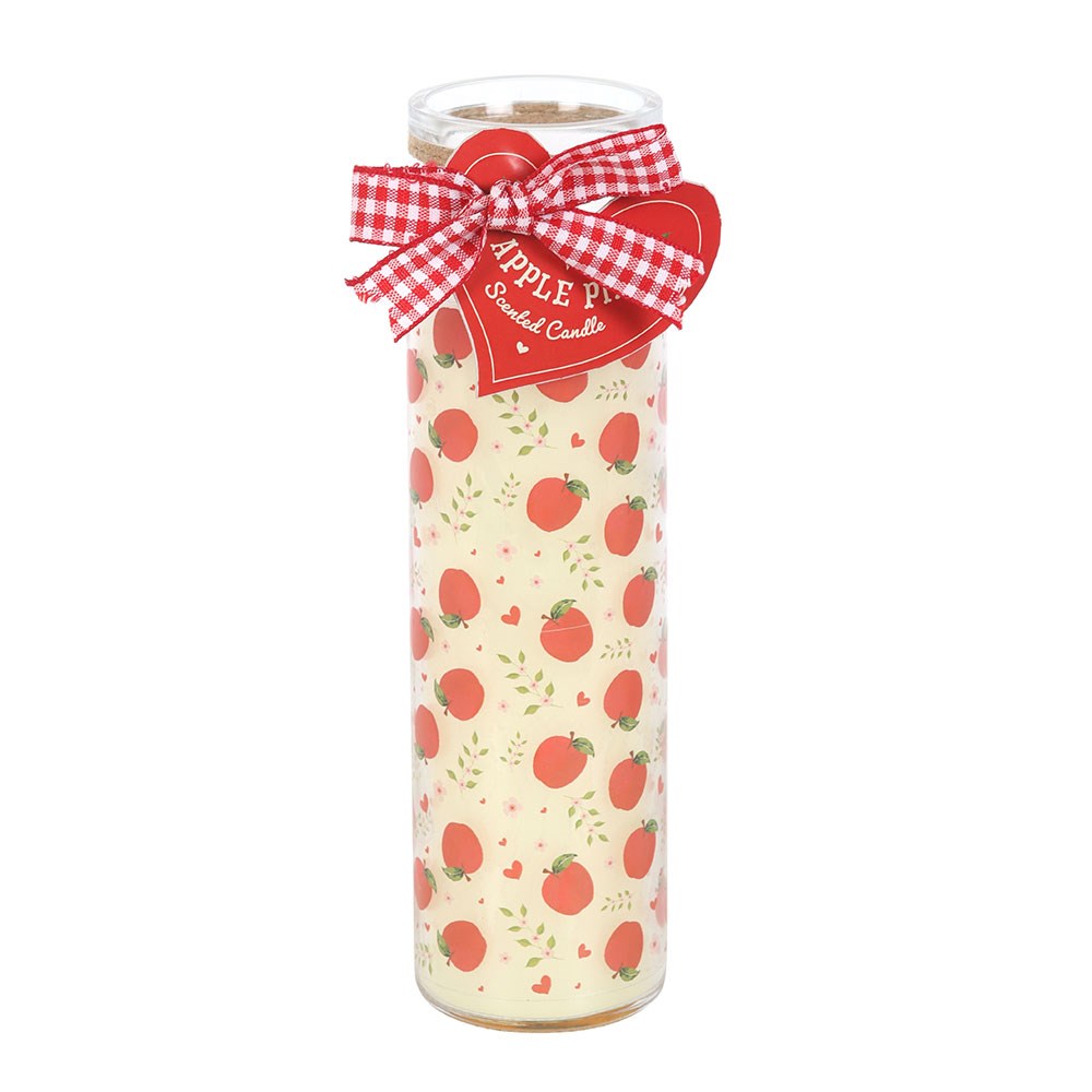 APPLE PRINT APPLE PIE TUBE CANDLE
