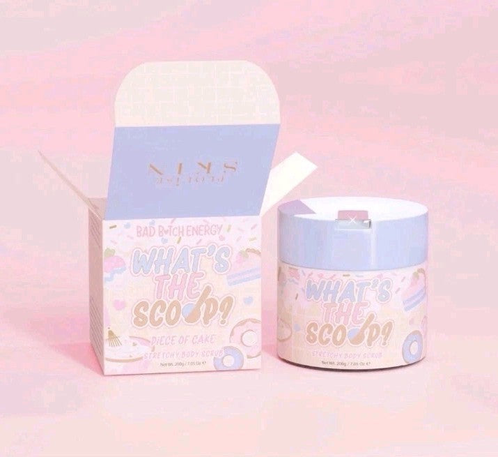 P.Louise What’s the Scoop Stretchy body scrub - Piece Of Cake 200g
