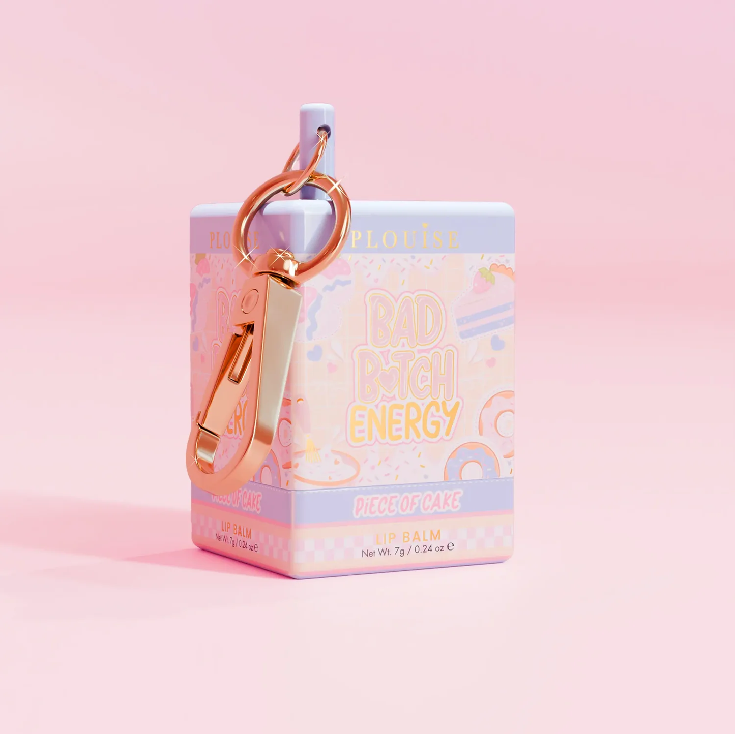 Bad Bitch Energy Keychain Lip Balm