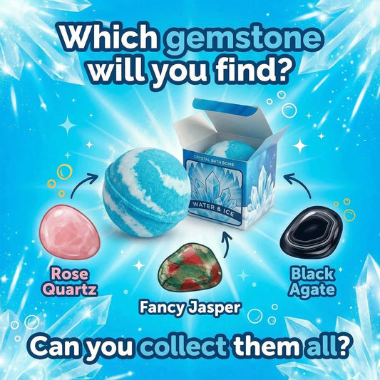Elemental Crystal Bath Bomb - Water