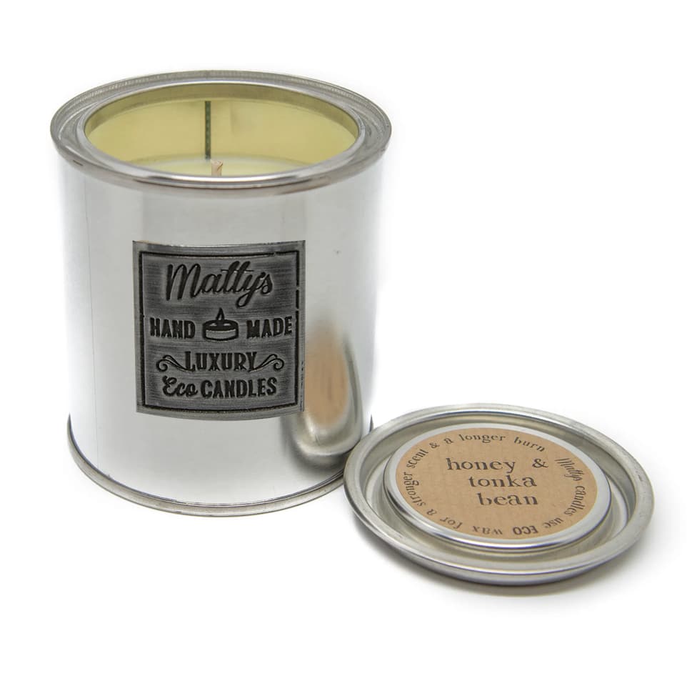 Honey & Tonka Bean Scented Candle