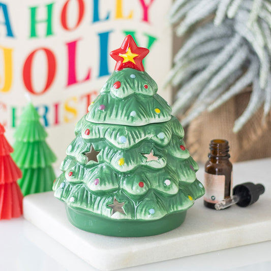 NOSTALGIC CHRISTMAS TREE  BURNER