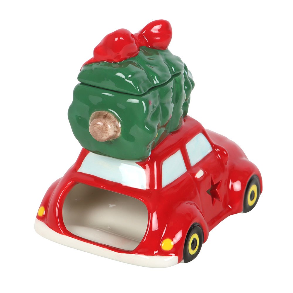 CAR WITH CHRISTMAS TREE  BURNER